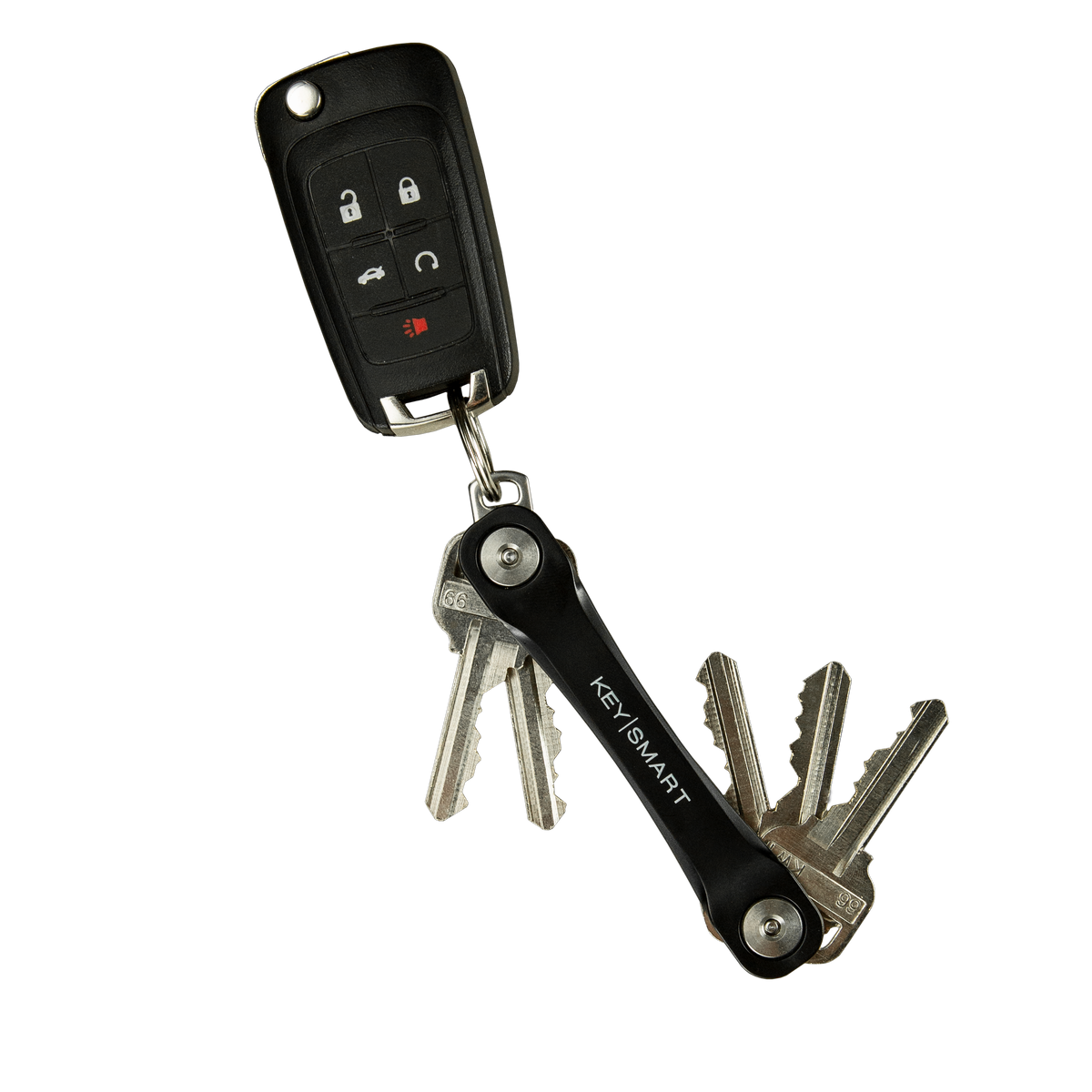 KeySmart® Flex | World's 1st Compact Key Organizer | Holds Up to 8 Keys.