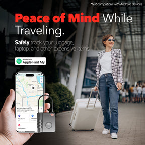 SmartLock Tracking Device | Luggage Lock | Works With Apple Find My App