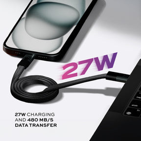 Statik® MagStack® Slim | Tangle-Free Magnetic Nylon | Charge & Data Cable