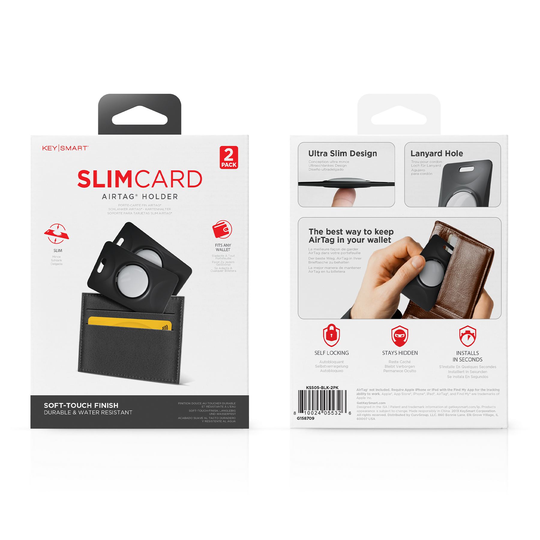 SlimCard | 2-pack of Apple AirTag Holders