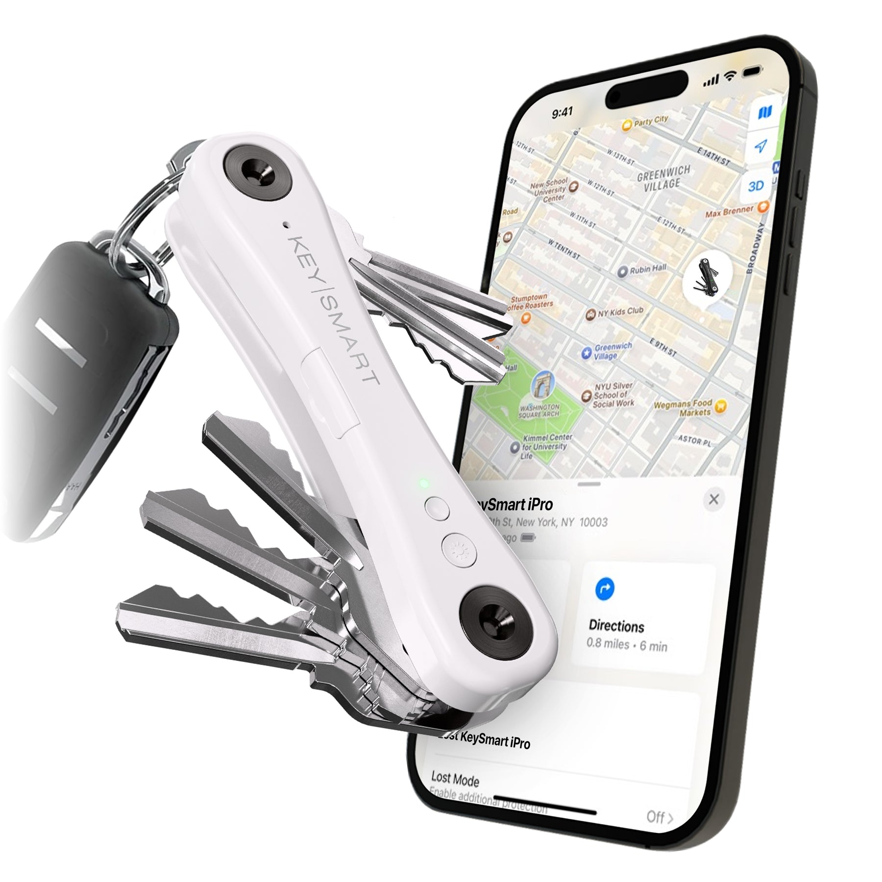 KeySmart® iPro | Works With Apple Find My Network | Holds Up to 14 Keys