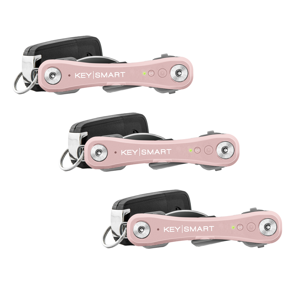 3 Pack KeySmart iPro Rose Gold