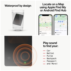 SmartCard Pro | Works With Apple Find My & Android Find Hub  | Wireless Charging