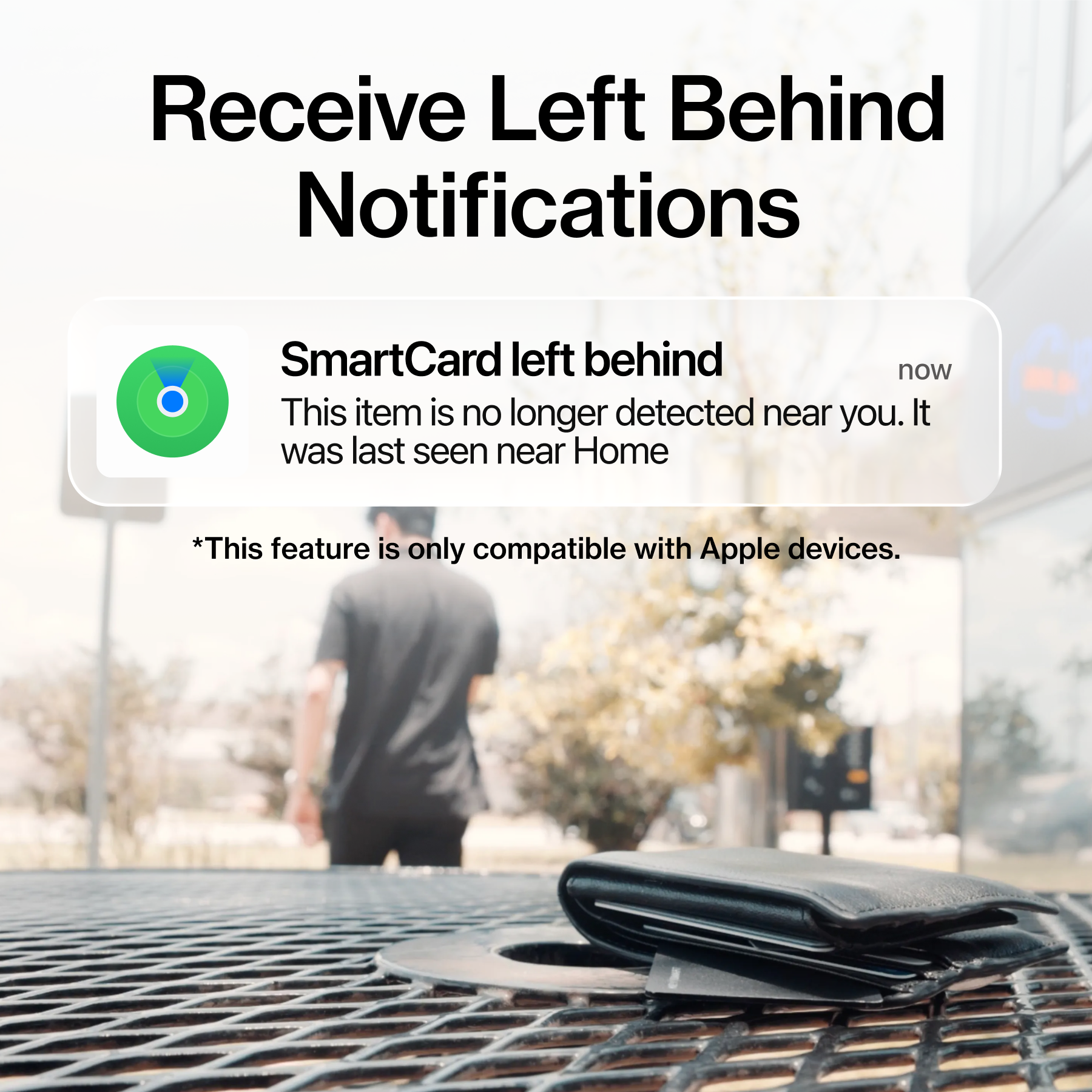 SmartCard (Gen 3) | Works With Apple Find My & Android Find Hub  | Wireless Charging