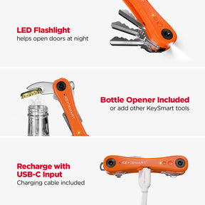 KeySmart® iPro | Works With Apple Find My Network | Holds Up to 14 Keys