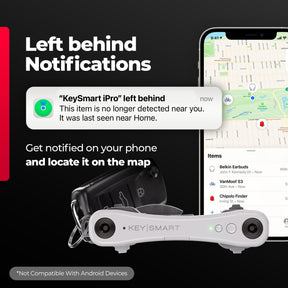 KeySmart® iPro | Works With Apple Find My Network | Holds Up to 14 Keys