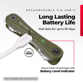 KeySmart® iPro | Works With Apple Find My Network | Holds Up to 14 Keys