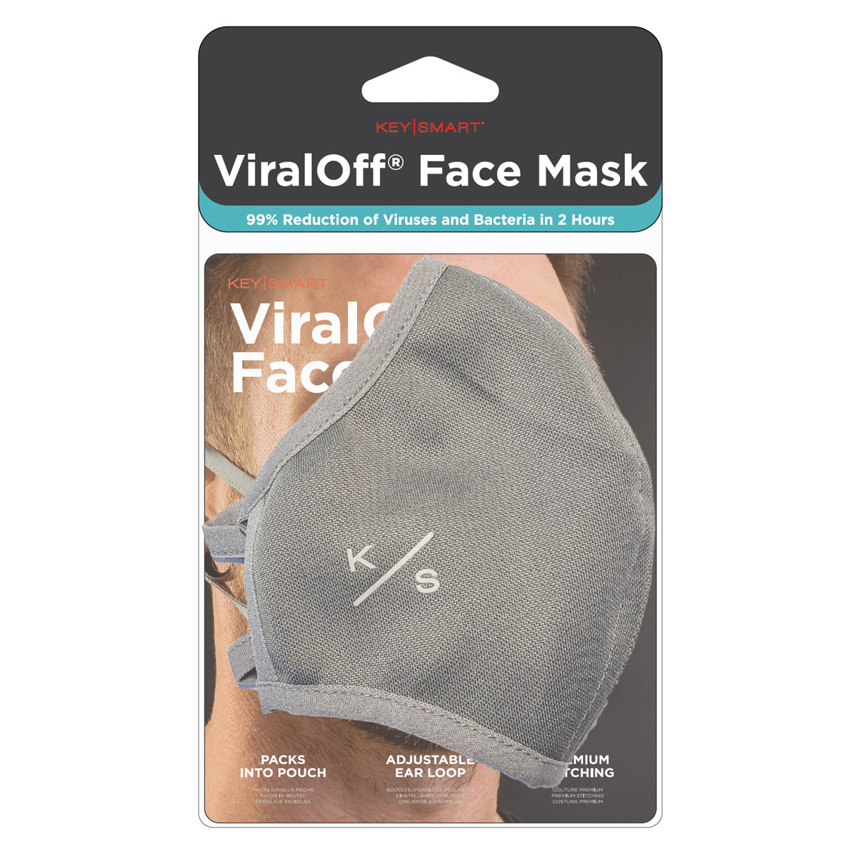 KeySmart ViralOff® Face Mask